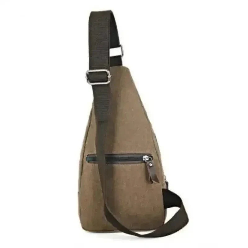"Sac bandoulière robuste en toile ajustable, design élégant et confort optimal pour activités extérieures et urbaines."