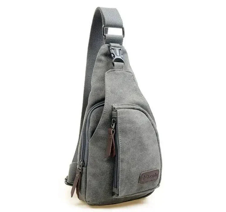 "Sac bandoulière robuste en toile ajustable, design élégant et confort optimal pour activités extérieures et urbaines."
