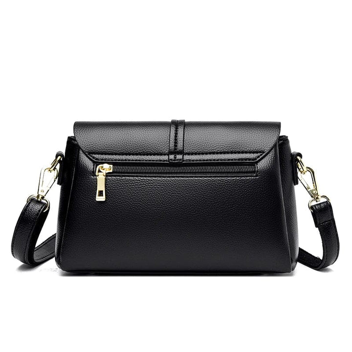 Sac besace Alice vert forêt pour femme, en cuir PU, modèle chic et tendance.