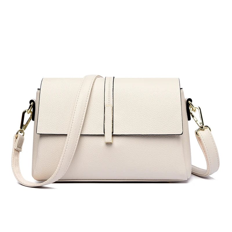 Sac besace Alice gris foncé pour femme, en cuir PU, style moderne et raffiné.