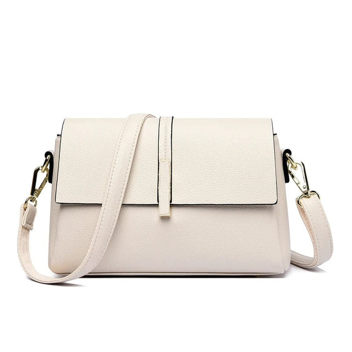 Sac besace Alice gris foncé pour femme, en cuir PU, style moderne et raffiné.