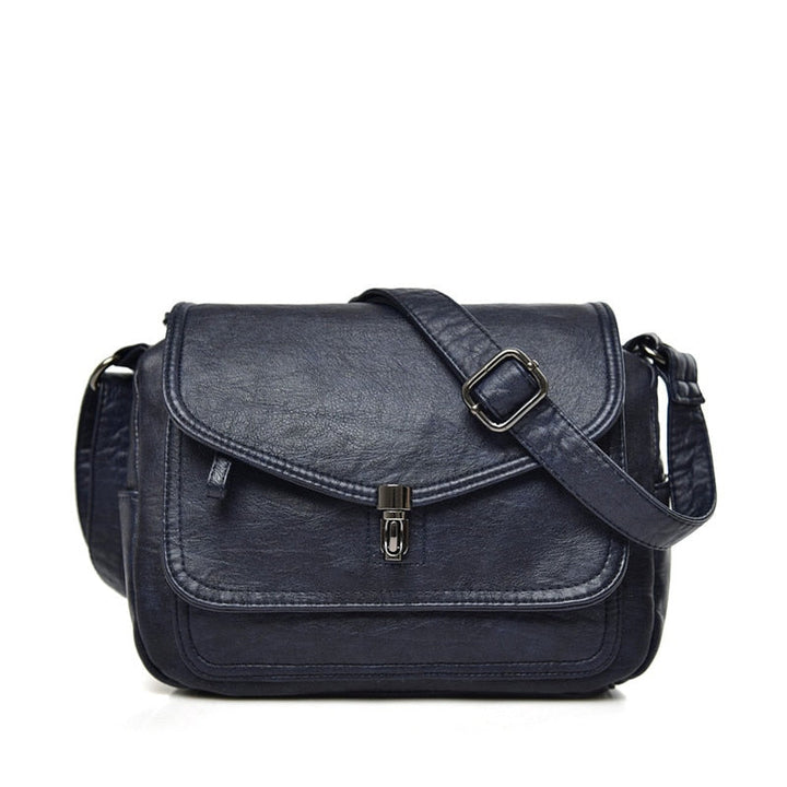 Sac besace en cuir PU classique pour femme, une touche d'élégance pour chaque tenue.