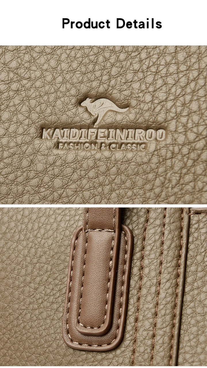 Sac cabas organiseur pour femme, en similicuir, pratique et chic avec fermeture éclair pour un style quotidien.