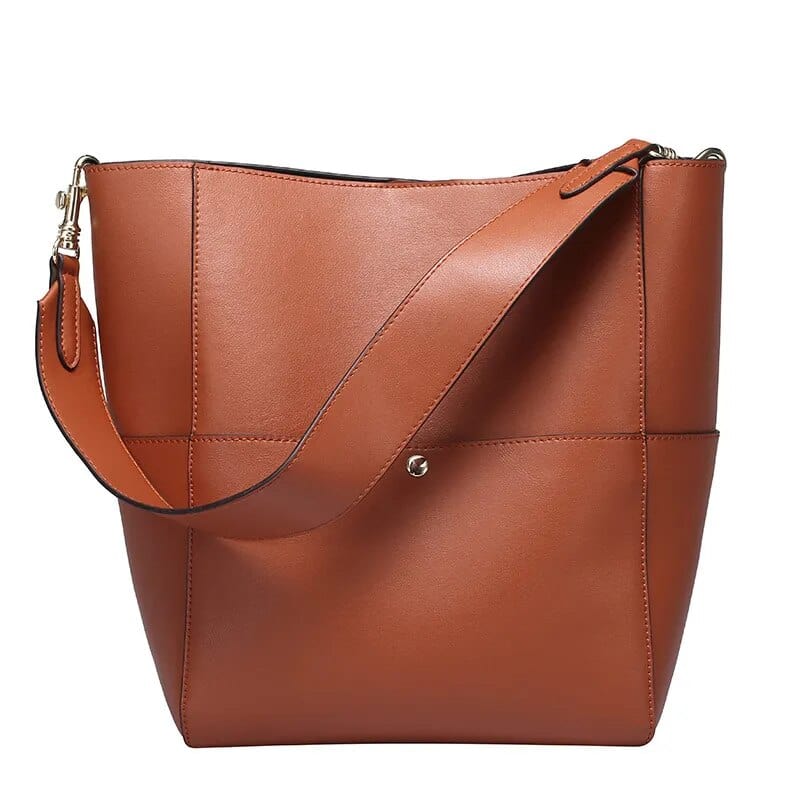 Sac cabas femme Agatha en cuir veritable, design moderne, maroquinerie de luxe