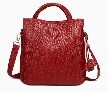 Sac cabas femme Alexandra en cuir noir élégant, vue de face, parfait pour le quotidien ou le bureau.