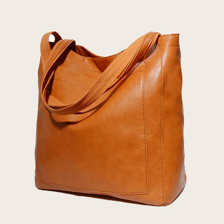Sac cabas quotidien femme en cuir PU, spacieux et pratique, pour transporter toutes vos affaires.