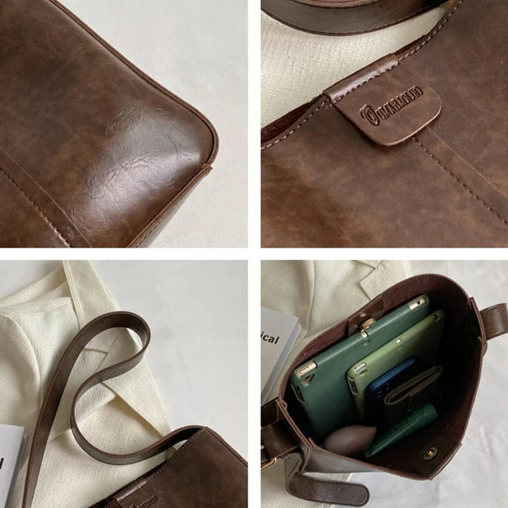 Sac cabas vegan chic pour femme, design moderne, bandoulière ajustable, idéal pour le travail ou les loisirs.