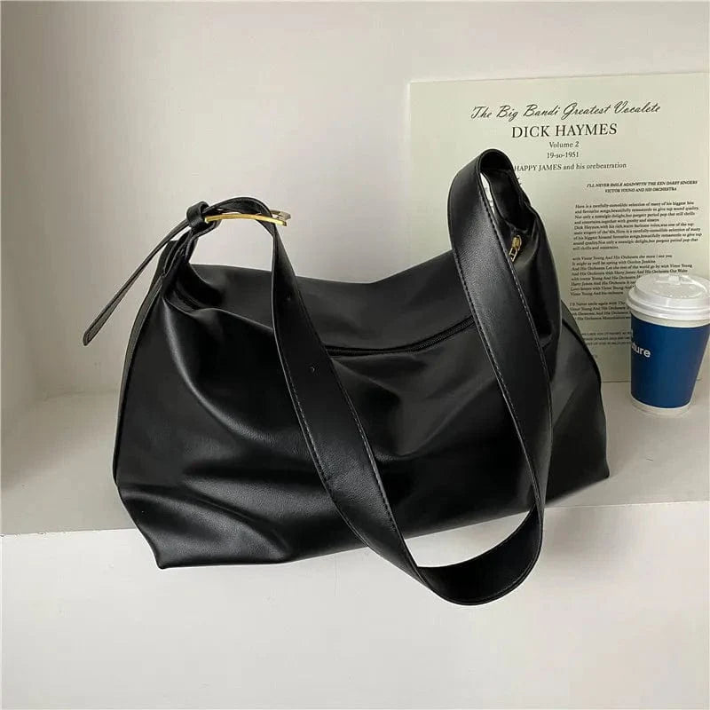 Sac cabas femme en cuir vegan avec intérieur doublé et poches, organisé et fonctionnel