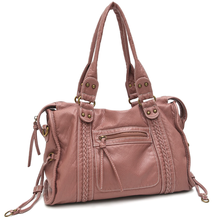 Cabas femme polyvalent en similicuir souple, grand format. Un accessoire de mode élégant et spacieux.
