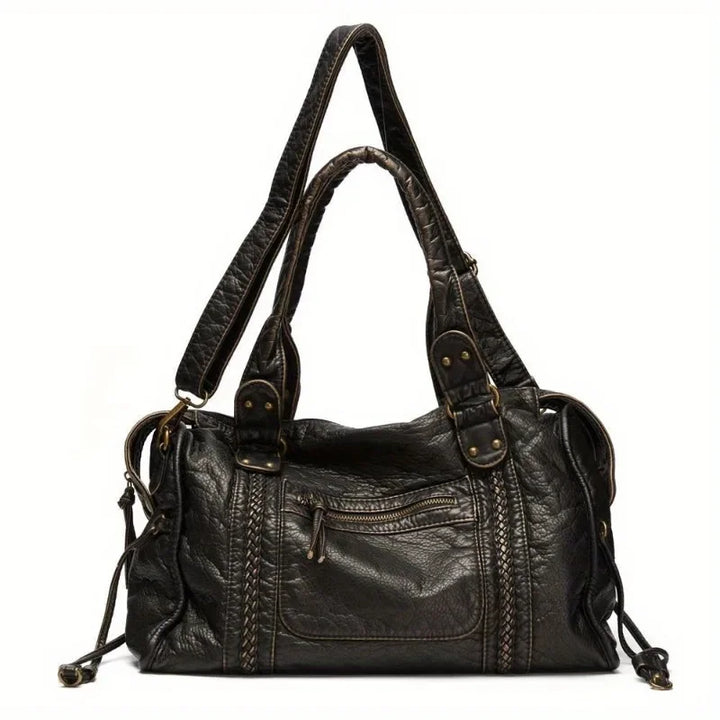 Élégant sac cabas souple pour femme en similicuir. Grand, pratique, et parfait pour tous les jours.