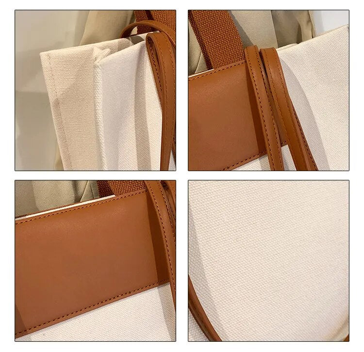 Détail de la base renforcée et des pieds de protection du sac cabas femme, garantissant sa durabilité au sol.