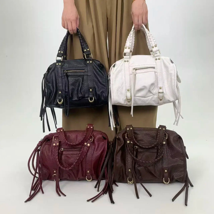 Sac cabas femme luxe en cuir synthétique, élégant et polyvalent. Idéal pour un look chic au quotidien.