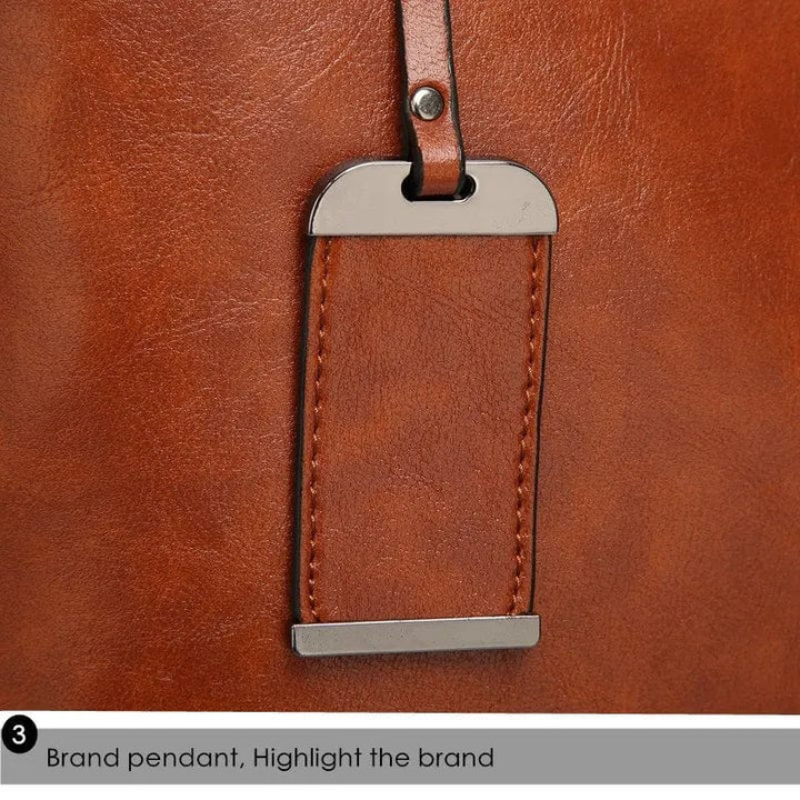 Vue latérale d'un sac cabas noir, montrant sa capacité et son beau tombé, en cuir PU résistant