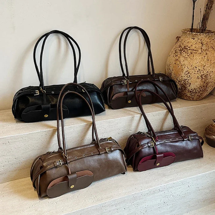 Sac cabas femme Dhalia, polyvalent et chic en similicuir, idéal comme sac épaule tendance au quotidien.