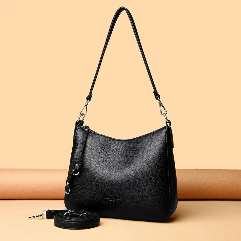 Sac femme Carson en similicuir, portage bandoulière ou épaule, idéal accessoire élégance.