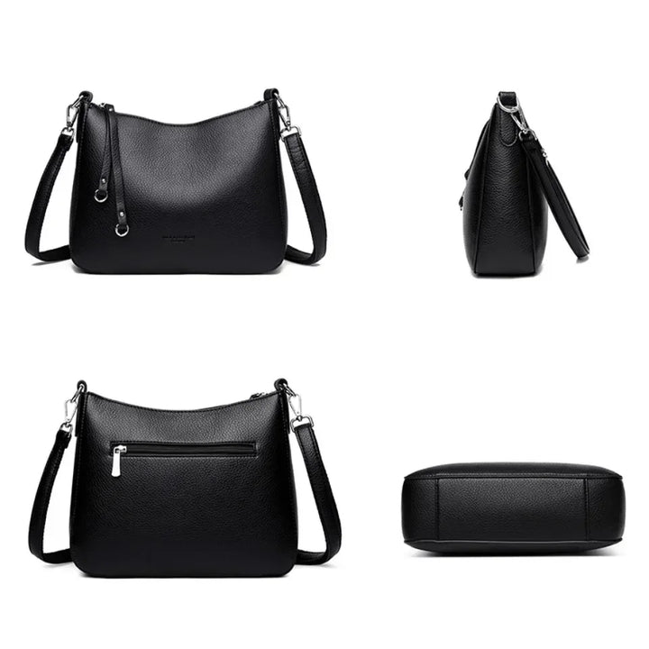 Sac femme Carson en similicuir, style bandoulière et épaule, accessoire maroquinerie élégant.