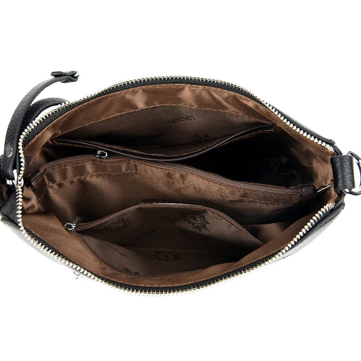 Sac bandoulière Carson, accessoire femme en similicuir raffiné, pour un look élégant et chic.