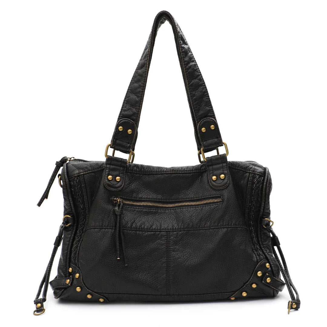 Sac de travail femme en cuir synthétique marron, alliant élégance et fonctionnalité pour transporter vos essentiels