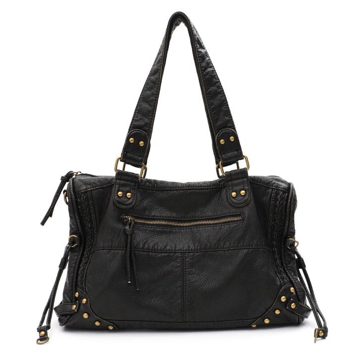 Sac de travail femme en cuir synthétique marron, alliant élégance et fonctionnalité pour transporter vos essentiels