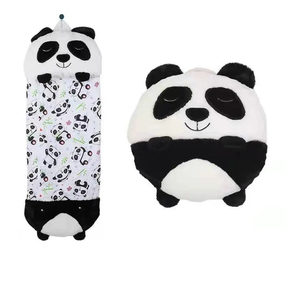 Sac de couchage peluche ultra doux, offrant un sommeil confortable et sécurisé aux enfants.