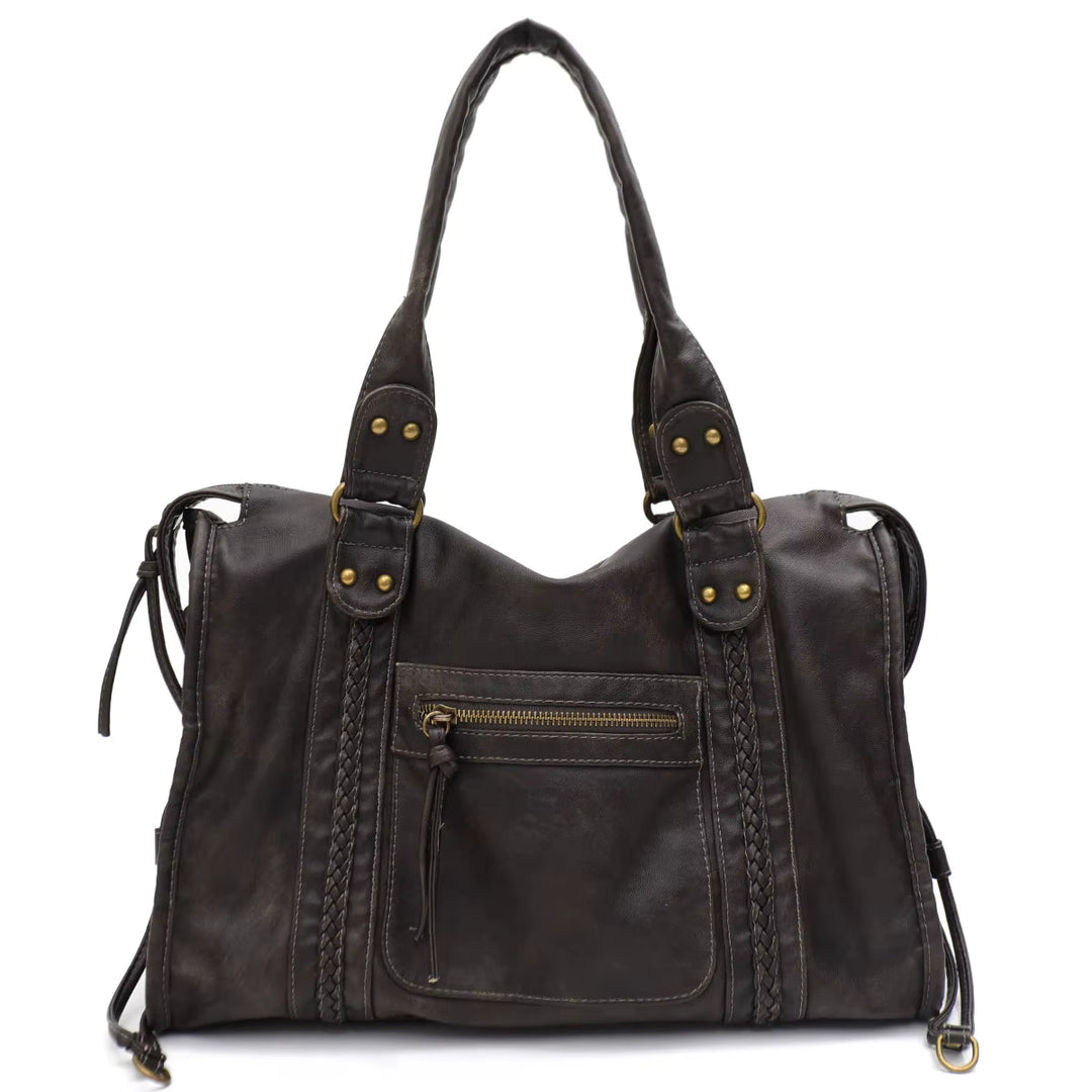 Sac cabas pour femme, grand et tendance, idéal pour l'université, le travail ou shopping.