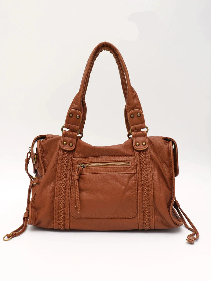 Sac bandoulière grand format pour lycée, pratique pour livres et fournitures scolaires.