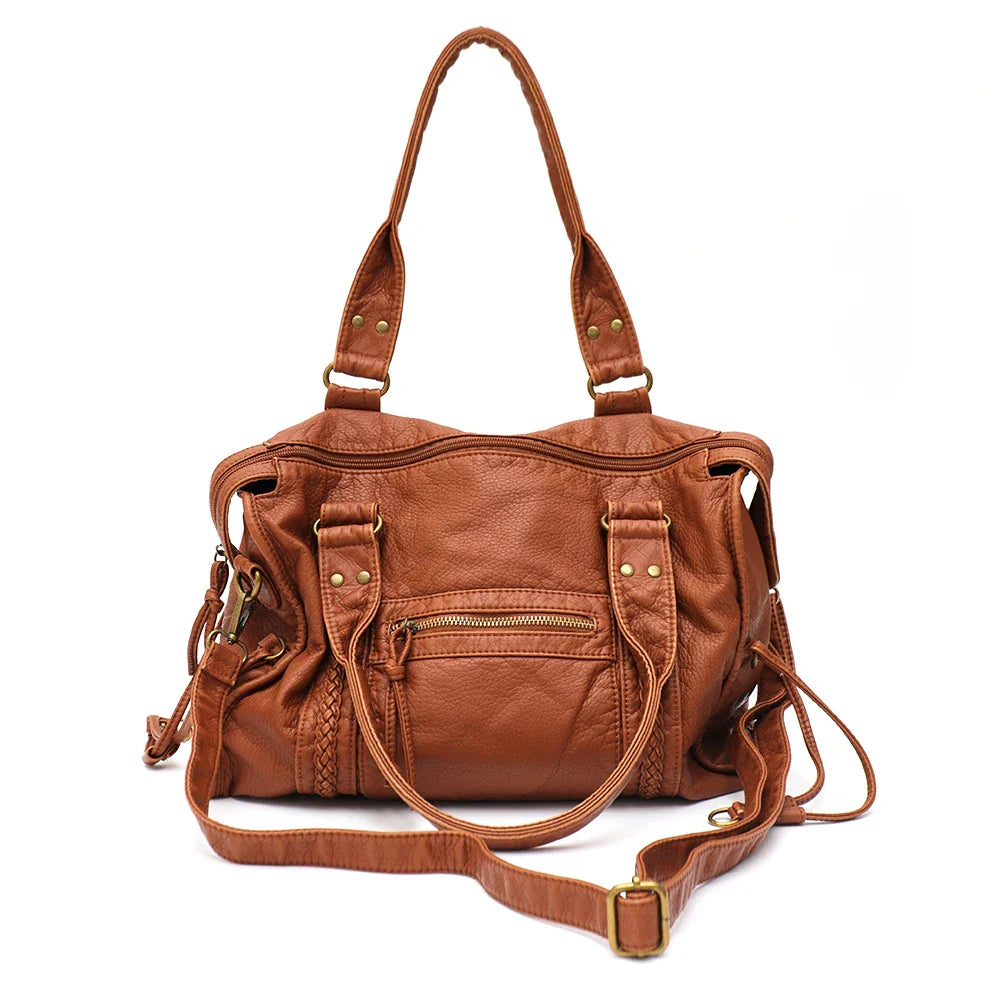 Sac cabas femme tendance, en similicuir robuste, parfait pour un usage quotidien intense.