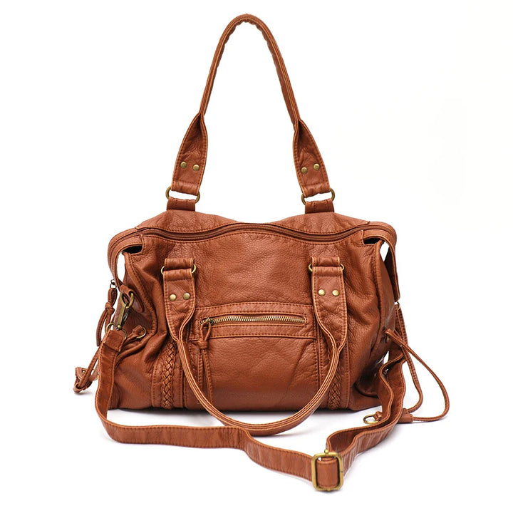 Sac cabas femme tendance, en similicuir robuste, parfait pour un usage quotidien intense.
