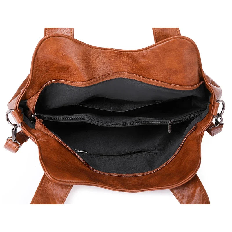 Sac de cours femme grande capacité, poches organisatrices, idéal collège, très tendance.