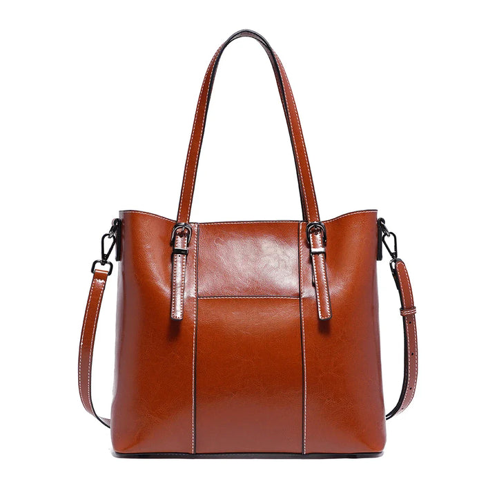 Sac de cours femme élégant grande capacité en cuir, parfait pour l'organisation quotidienne.