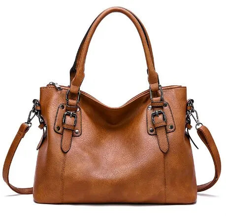 Sac à main bandoulière femme élégant pour le lycée, design vintage en cuir PU. Accessoire mode pratique.