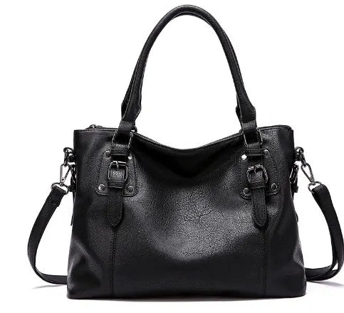 Sac bandoulière vintage femme, cuir PU, parfait pour les cours au lycée. Compartiments pour organisation optimale.