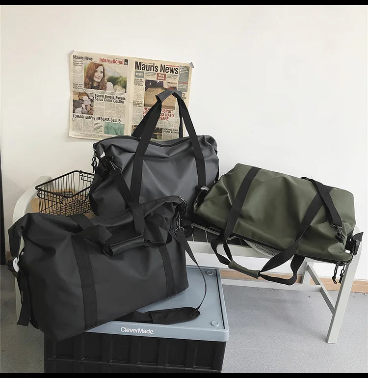 Sac de plage gris femme, grande capacité pour vacances d'été et organisation de voyage.