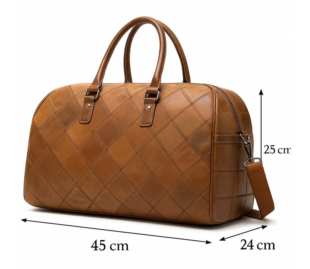 Voyagez avec style: sac Claude en cuir pour homme et femme, un accessoire indispensable et durable