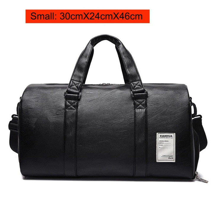 Sac de voyage femme en cuir PU rouge, un accessoire de voyage vibrant et pratique.