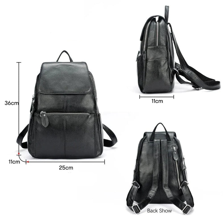Sac à dos en cuir de couleur pastel pour femme, touche de douceur et d'élégance.