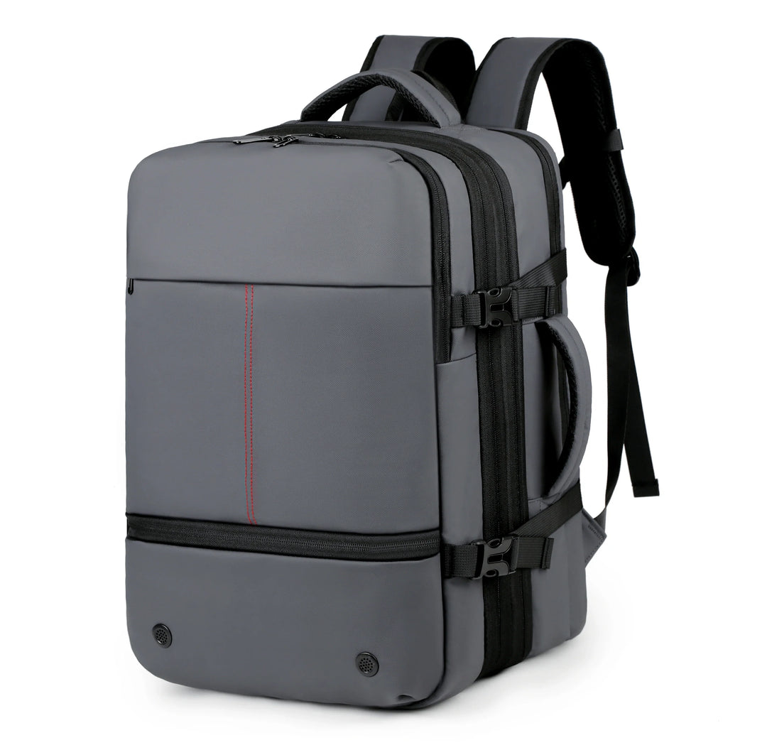 Sac à dos compression homme, sangles ajustables pour réduire le volume, maximise l'espace de rangement
