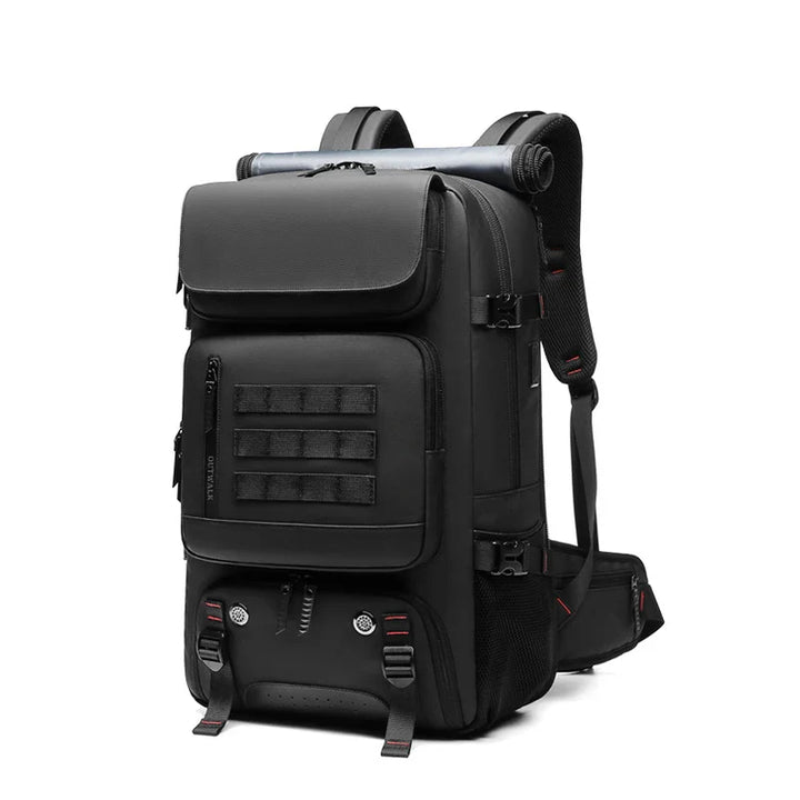 Sac à dos de voyage homme multifonctionnel et étanche, idéal pour le week-end et transporter un ordinateur.