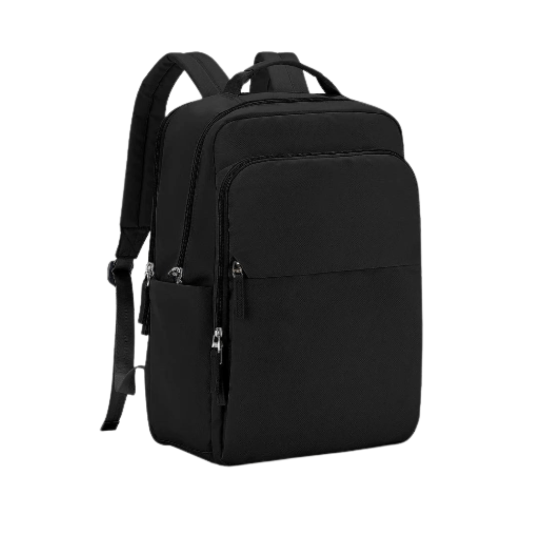 Sac à dos élégant pour femme, transport d'ordinateur 15.6 pouces, multifonctionnel en kaki