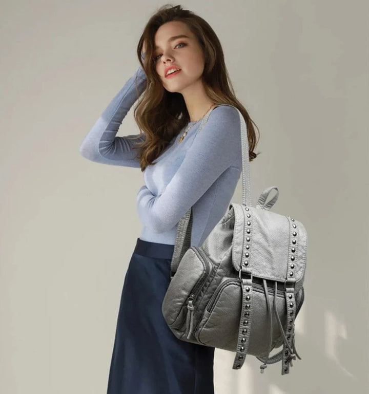 Sac à dos femme en cuir vegan, mode et pratique, pour un style féminin raffiné