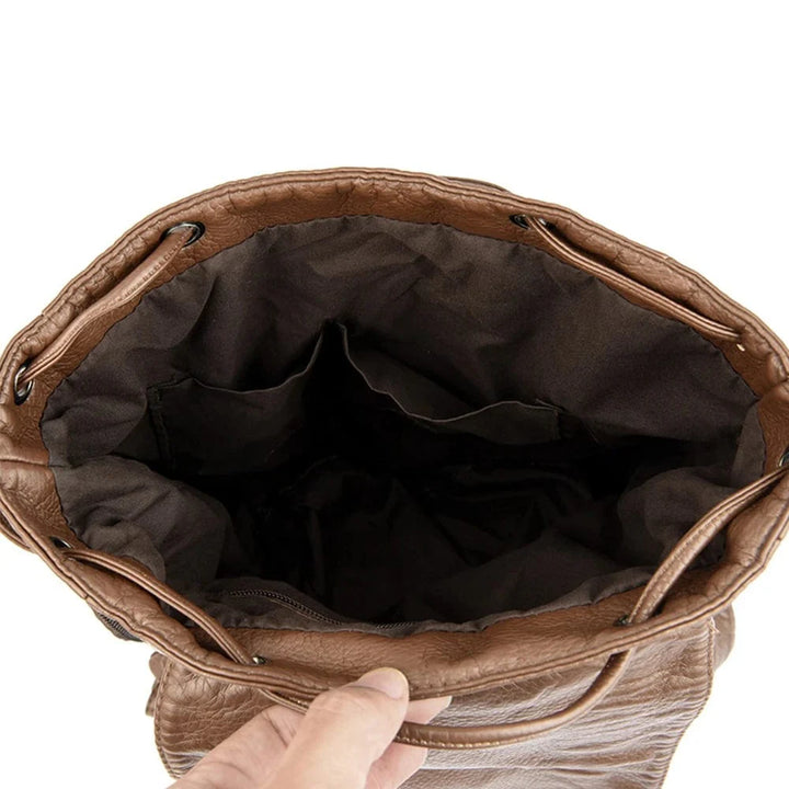 Sac à main femme transformable en sac à dos, cuir vegan souple, idéal accessoire mode