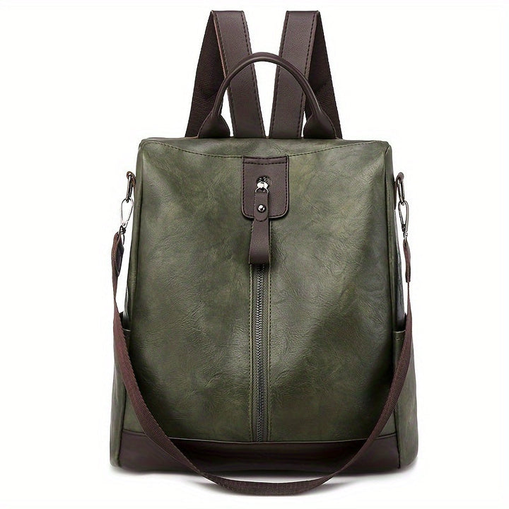 Sac à dos élégant pour femme, en cuir PU, protection antivol, parfait sac quotidien.