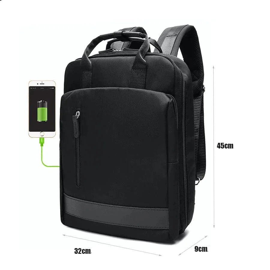 Sac à dos chic pour femme avec compartiment rembourré pour ordinateur 15.6 pouces, couleur unie