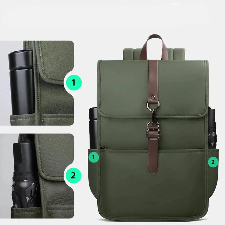 Sac de voyage compact pour femme avec espace rembourré pour ordinateur, un accessoire pratique et chic.