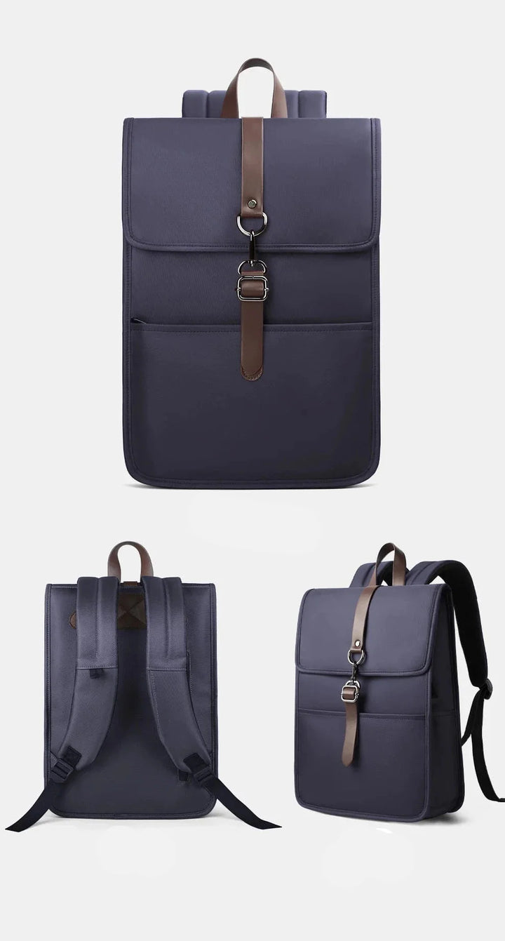 Sac à dos femme polyvalent pour ordinateur portable, avec un design urbain et des matériaux imperméables.