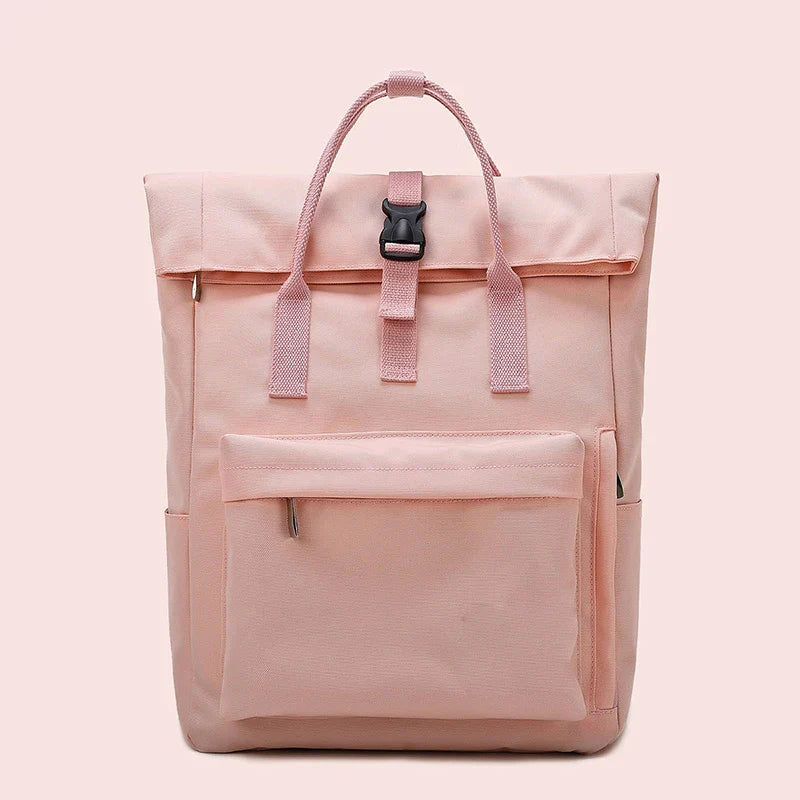 Sac à dos femme en toile claire, résistant et durable, parfait comme accessoire quotidien.