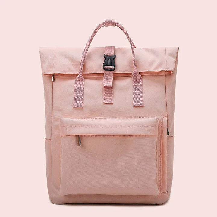 Sac à dos femme en toile claire, résistant et durable, parfait comme accessoire quotidien.