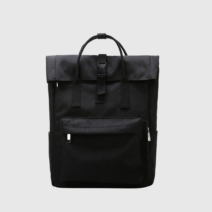 Design ergonomique du sac à dos femme en toile claire, pour un confort optimal tout le jour.