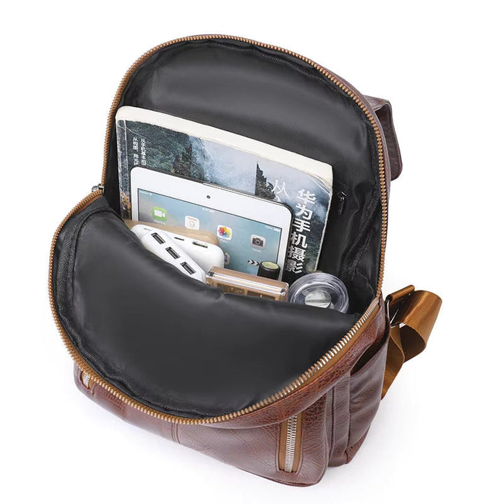 Sac à dos femme moderne et sécurisé, design contemporain, parfait pour le style de vie actif.