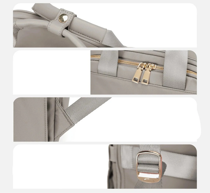 Sac à dos femme polyvalent en nylon oxford, design élégant, pour ordinateur portable 14 pouces.